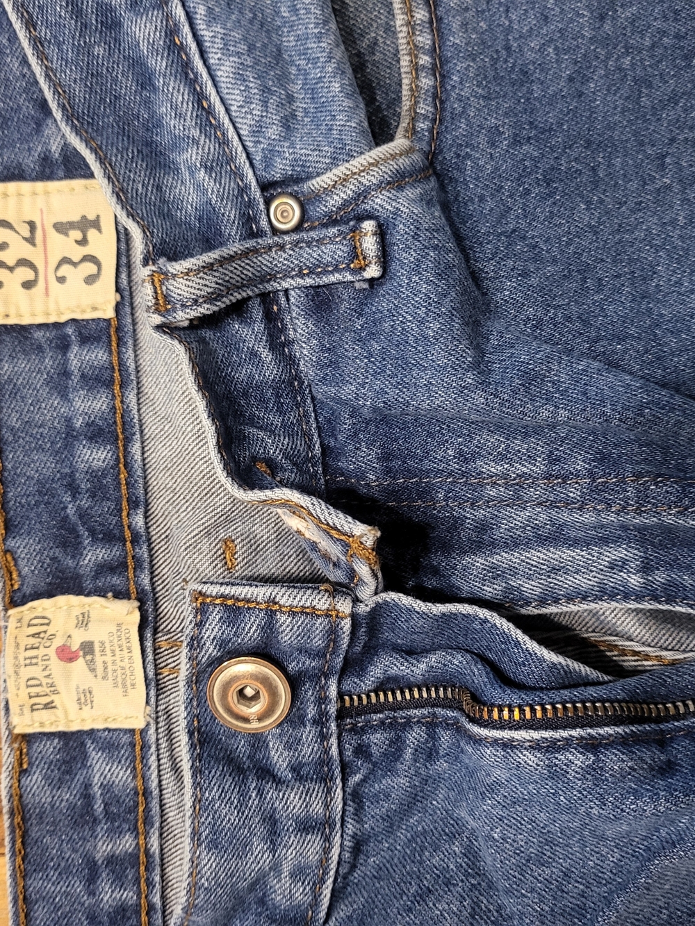 RedHead Men's Denim Jeans in Medium Blue